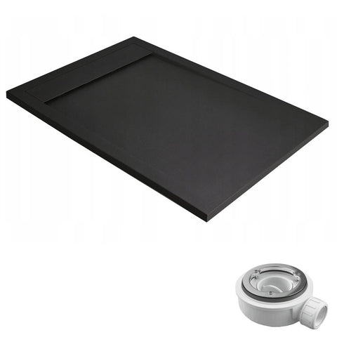 Radaway Teos F műmárvány zuhanytálca 160x100 black  (HTF160100-54)