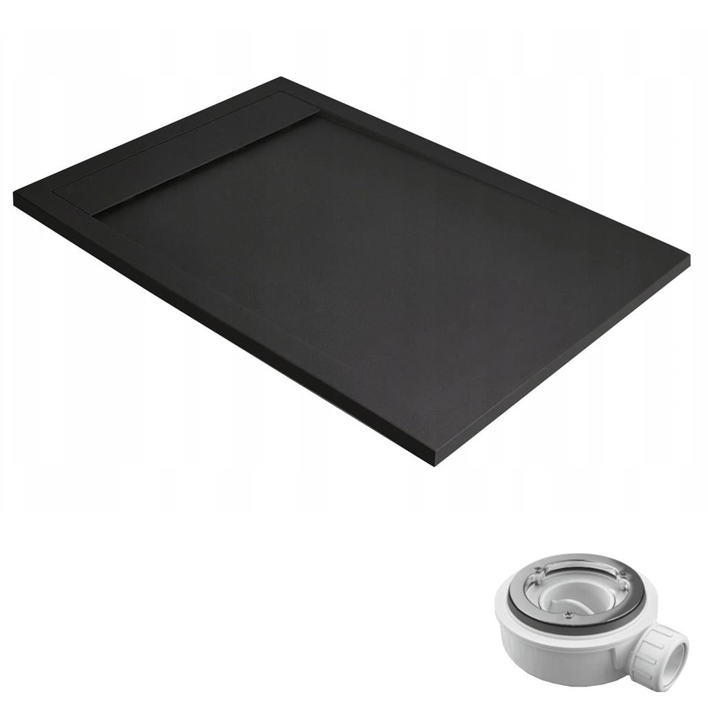 Radaway Teos F műmárvány zuhanytálca 180x90 black  (HTF18090-54)