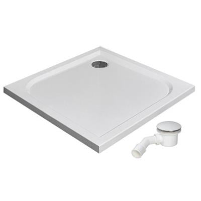Radaway Delos C zuhanytálca 90x90 cm akril, lapos, ST90 szifonnal (cikkszám: SDC0909-01)