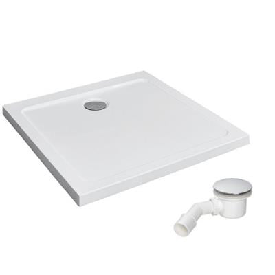 Radaway Doros C zuhanytálca 80x80 akril, lapos, ST90 szifon (cikkszám: SDRC8080-01)