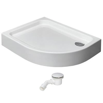 Radaway Laros A zuhanytálca 85x85 cm akril, előlapos, lábbal, ST90 szifonnal (cikkszám: SLA8585-01)