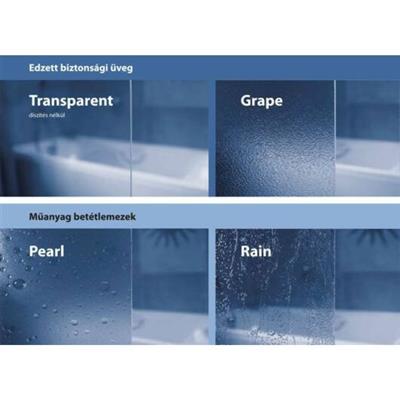 Ravak ASDP3-120 198 zuhanyajtó fehér+Transparent üveg