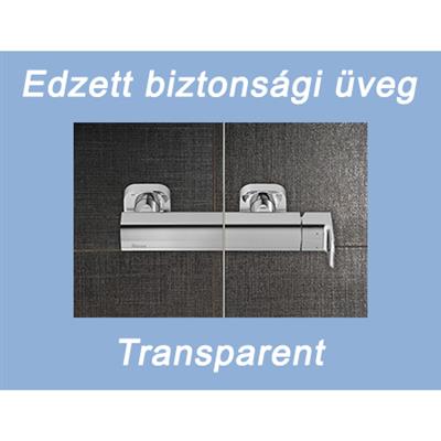 Ravak PDOP1-90 zuhanyajtó krómhatású + transparent