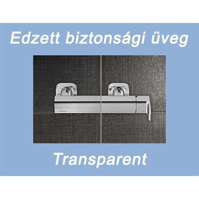 Ravak PDOP2-120 zuhanyajtó fehér/króm, zsanér/fogantyú, tran