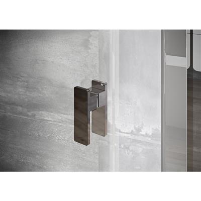 Ravak NDOP1-90 zuhanyajtó, szatén Transparent