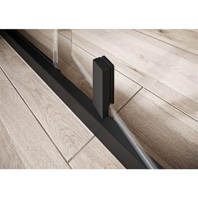Ravak NDOP2-110 zuhanyajtó, fekete + Transparent