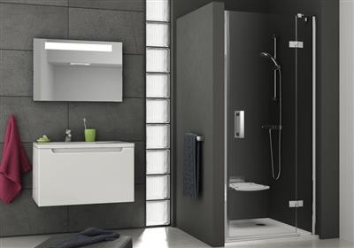 Ravak SMSD2 120 A zuhanyajtó króm + transparent jobbos