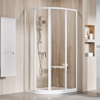 Ravak Supernova SKCP4-90 zuhanykabin fehér transparent 195cm