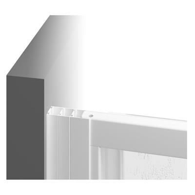 Ravak APSS-90 198 fix zuhanyfal, szatén+Transparent üveg