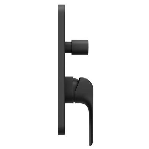Ravak FL 065.20 Flat Black zuhany csaptelep, falba süllyesztett, váltóval R-Boxhoz, fekete