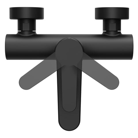 Ravak PU 022.20 Puri Black kád csaptelep, fali, fekete