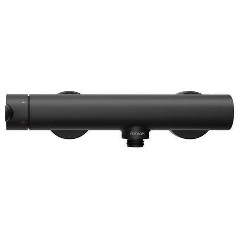 Ravak PU 032.20 Puri Black zuhany csaptelep, fali, fekete