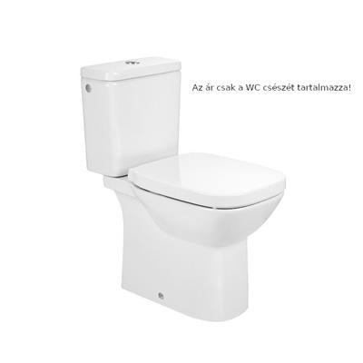 ROCA Debba Rimless monoblokkos WC csésze, vario kifolyós, szögletes