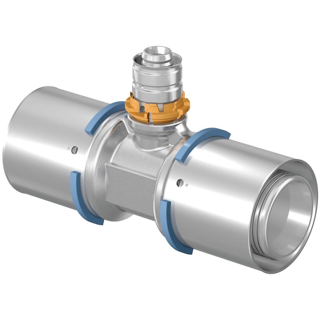 Uponor S-Press Plus réz T-idom szűkített 40-25-40