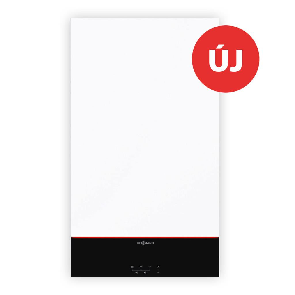 Viessmann Vitodens 100-W S1 19 kondenzációs gázkazán, kombi,  közdarabbal, egyedi kiv. 19Kw