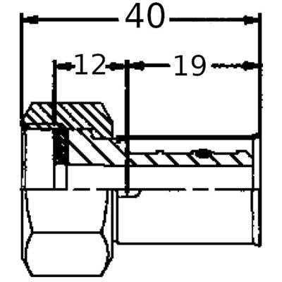 Wavin K1 Hollandi csatlakozó idom 16x3/4"